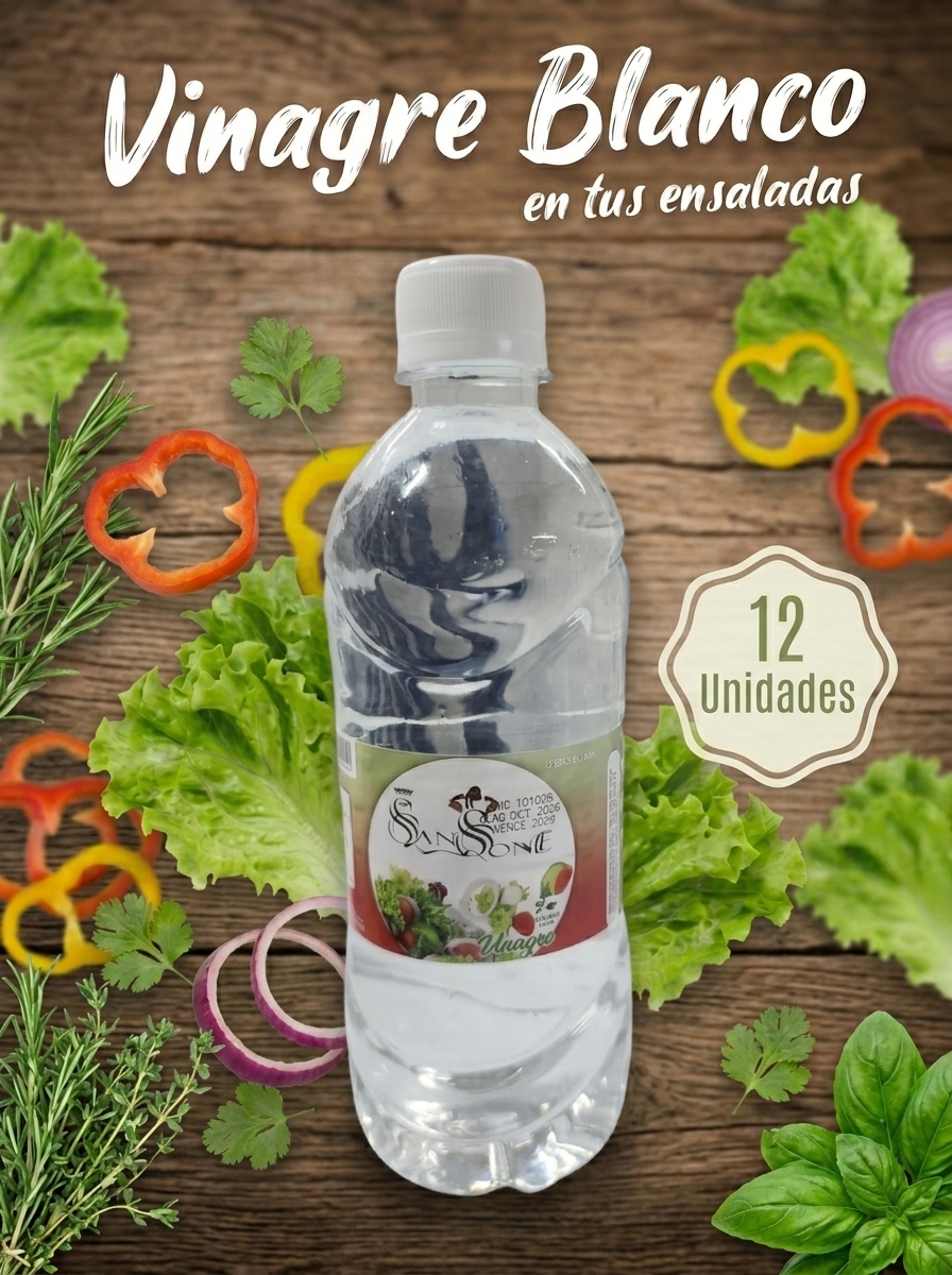 Vinagre Blanco Sanssone 0.50 Litros