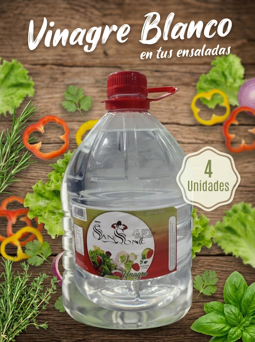 Vinagre Blanco Galón Sanssone